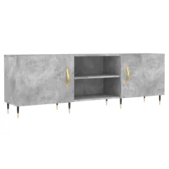 vidaXL TV omarica betonsko siva 150x30x50 cm inženirski les