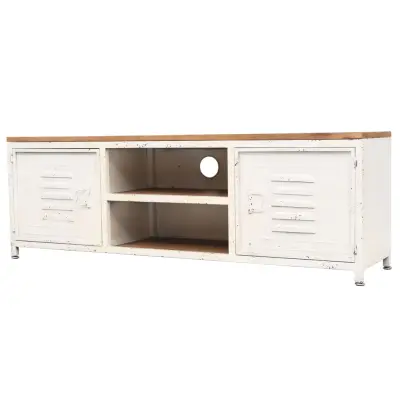 vidaXL TV omarica 120x30x40 cm bela