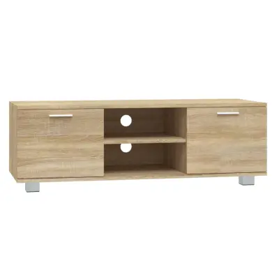 vidaXL TV omarica sonoma hrast 120x40,5x35 cm inženirski les