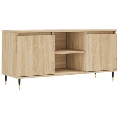 vidaXL TV omarica sonoma hrast 104x35x50 cm inženirski les