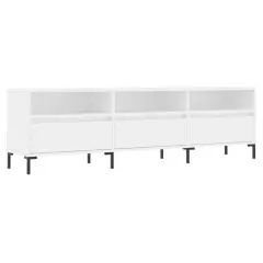 vidaXL TV omarica bela 150x30x44,5 cm inženirski les