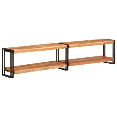 vidaXL TV omarica 200x30x40 cm trden akacijev les