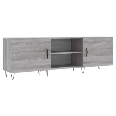 vidaXL TV omarica siva sonoma 150x30x50 cm inženirski les