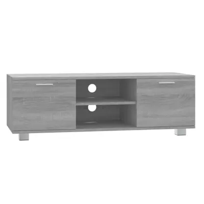 vidaXL TV omarica siva sonoma 120x40,5x35 cm inženirski les