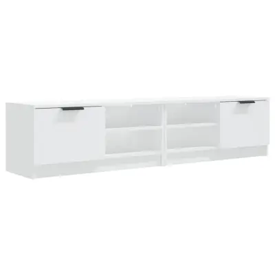vidaXL TV omarica 2 kosa bela 80x35x36,5 cm konstruiran les