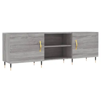 vidaXL TV omarica siva sonoma 150x30x50 cm inženirski les