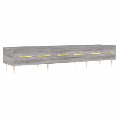 vidaXL TV omarica siva sonoma 150x36x30 cm inženirski les