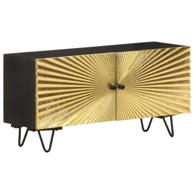 vidaXL TV omarica 90x30x45 cm trden mangov les