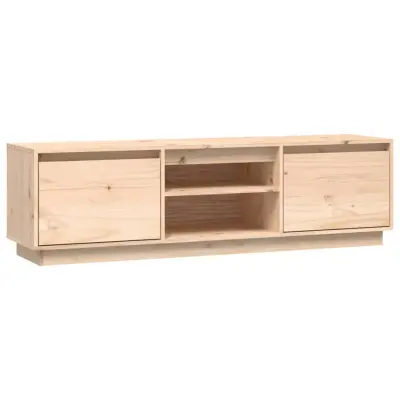 vidaXL TV omarica 140x35x40 cm trdna borovina