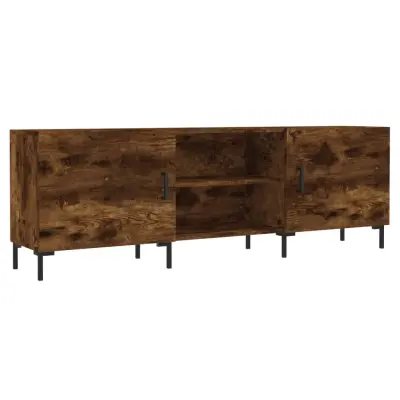 vidaXL TV omarica dimljeni hrast 150x30x50 cm inženirski les