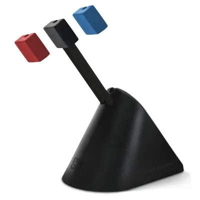 FragON Tower Mouse Bungee - držalo za miškin kabel s 3 barvnimi sponkami (črno)