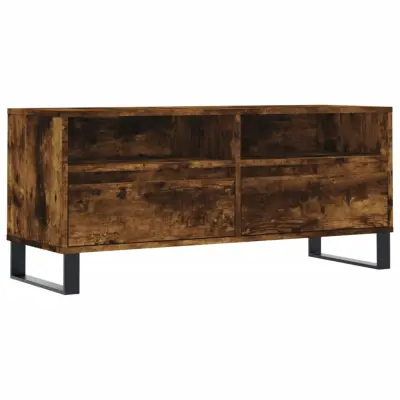 vidaXL TV omarica dimljeni hrast 100x34,5x44,5 cm inženirski les