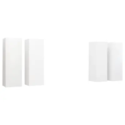 vidaXL TV omarice 4 kosi bele 30,5x30x90 cm iverna plošča