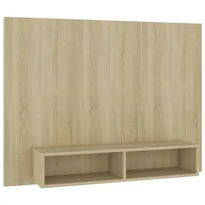 vidaXL Stenska TV omarica sonoma hrast 120x23,5x90 cm inženirski les