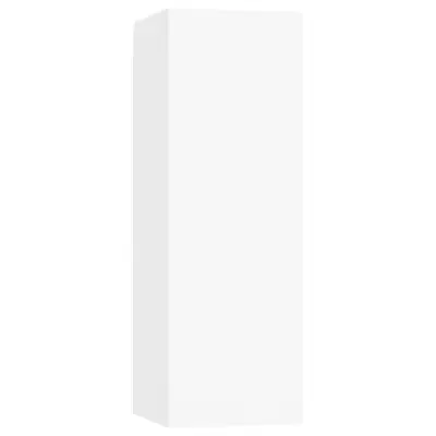 vidaXL TV omarica bela 30,5x30x90 cm inženirski les