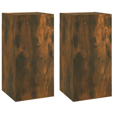 vidaXL TV omarice 2 kosa dimljeni hrast 30,5x30x60 cm inženirski les