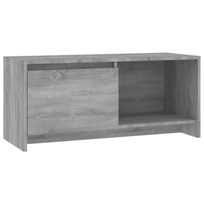 vidaXL TV omarica siva sonoma 90x35x40 cm iverna plošča