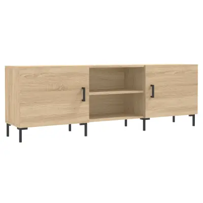 vidaXL TV omarica sonoma hrast 150x30x50 cm inženirski les