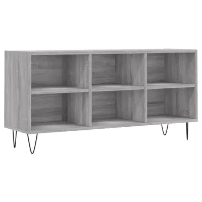 vidaXL TV omarica siva sonoma 103,5x30x50 cm inženirski les
