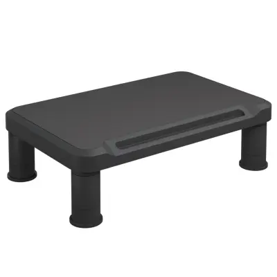 vidaXL Stojalo za monitor črno 38x24x10,5 cm