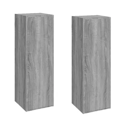 vidaXL TV omarica 2 kosa siva sonoma 30,5x30x90 cm inženirski les
