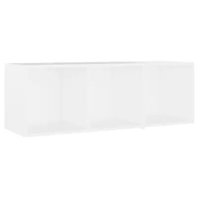 vidaXL TV omarica bela 107x35x37 cm iverna plošča