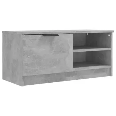 vidaXL TV omarica betonsko siva 80x35x36,5 cm konstruiran les