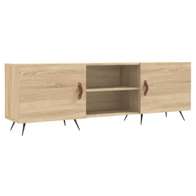 vidaXL TV omarica sonoma hrast 150x30x50 cm inženirski les