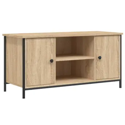 vidaXL TV omarica sonoma hrast 100x40x50 cm inženirski les