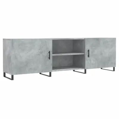 vidaXL TV omarica betonsko siva 150x30x50 cm inženirski les