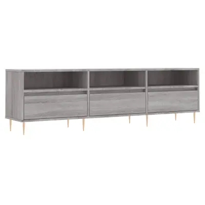 vidaXL TV omarica siva sonoma 150x30x44,5 cm inženirski les
