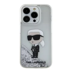 Ovitek KARL LAGERFELD KLHCP15LLNKHCH, Iphone 15 Pro, srebrn