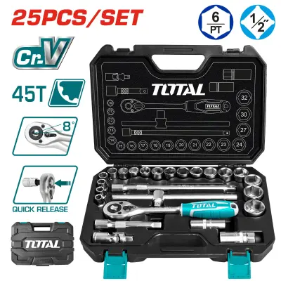 25-delni set 1/2"  ključev, serija INDUSTRIAL (THT121251)
