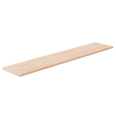 vidaXL Polica 100x20x1,5 cm neobdelana trdna hrastovina