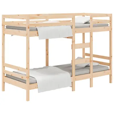 vidaXL Pograd 75x190 cm trdna borovina