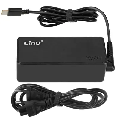 USB C Power Delivery 65 W omrežni polnilec, LinQ str. Prenosni racunalnik
