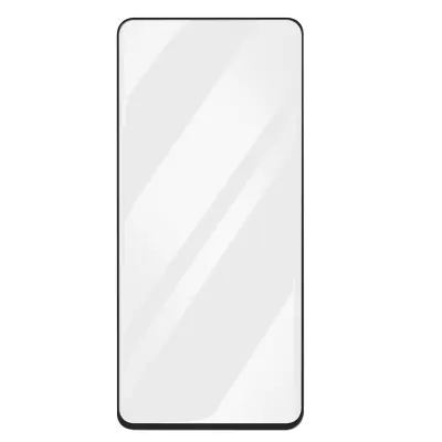 Google Pixel 8 Pro 9H kaljeno steklo proti praskam - poševna crna kontura