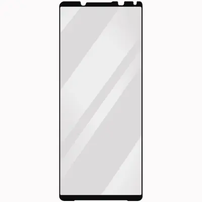Zašcita zaslona Sony Xperia 5 V 9H kaljeno steklo proti praskam - crna kontura