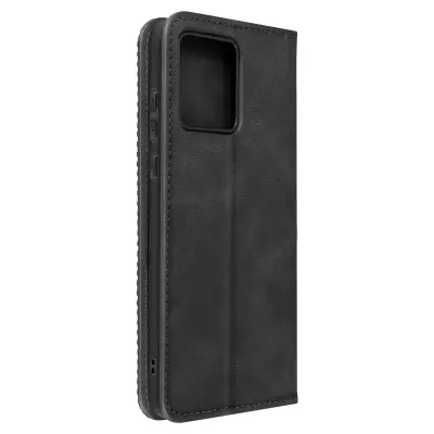 Ovitek za Motorola Moto G84, Wallet Flip, zbirka Geo Black