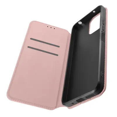 Ovitek za denarnico Xiaomi Redmi 12, podpora za video - klasicna izdaja roza