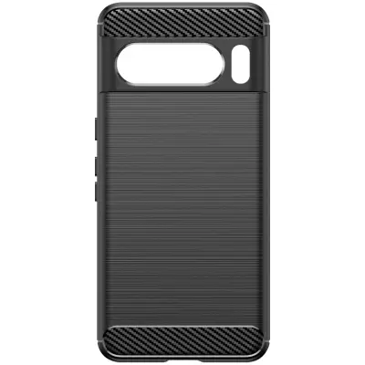 Mehka torbica Google Pixel 8 Pro, Black Carbon Effect - Classic Carb