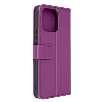 Honor X6a Magnetic Tab Wallet Case, serija Essential - vijolicna
