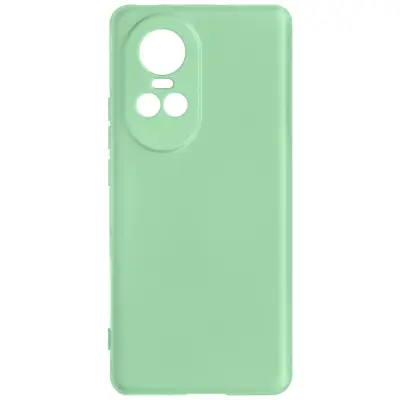 Oppo Reno 10 in Oppo Reno 10 Pro silikonski ovitek z mehkim zakljuckom - zelen