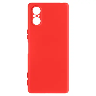 Silikonski ovitek Sony Xperia 5 V z mehkim zakljuckom - rdec