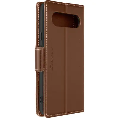 Držalo za kartico Anti-RFID za ovitek Google Pixel 8, kolekcija CaseMe - rjava