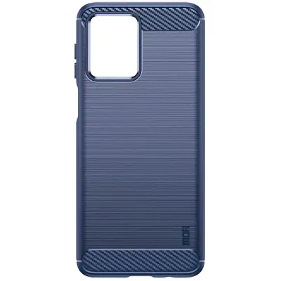 Mehka torbica za Motorola Moto G54, Midnight Blue Carbon Effect - Classic Carb