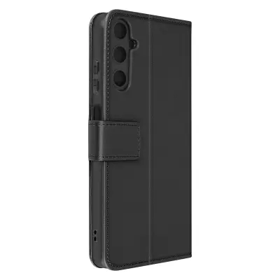 Ovitek denarnica z magnetnim zavihkom Samsung A05s, serija Essential - crna