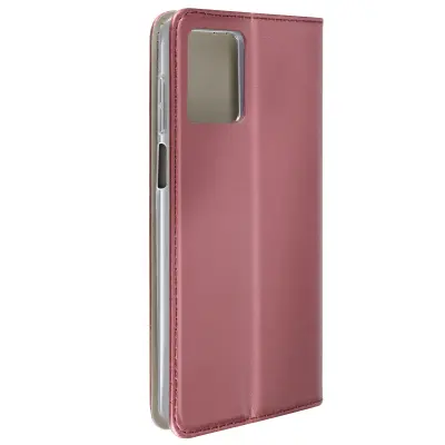 Preklopna torbica za magnetno kartico Motorola Moto G14, serija Smart - bordo