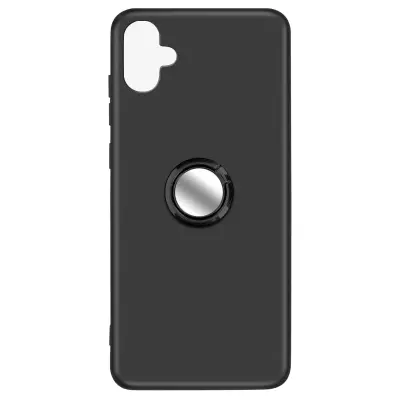 Ovitek za prstan Samsung Galaxy A05, magnetna opora, kolekcija prstanov, crna