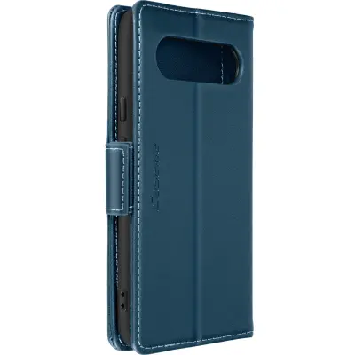Držalo za kartico Anti-RFID za ovitek Google Pixel 8 Case Flip, zbirka CaseMe - modra